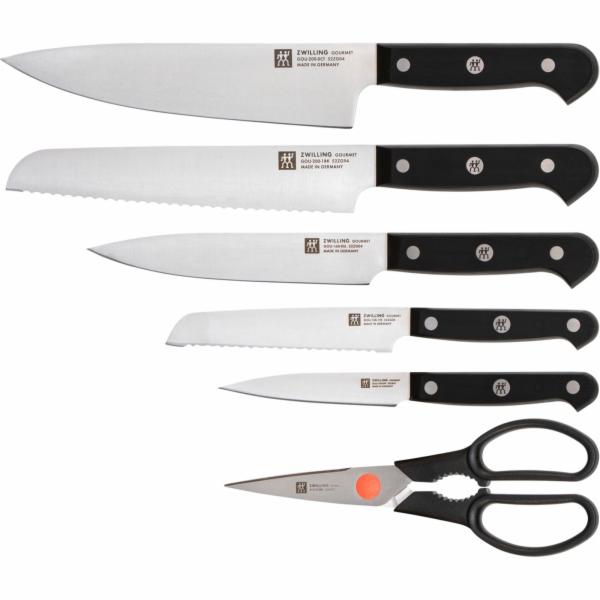 Zwilling Gourmet Knife block set 7-pc, self sharpening, b...