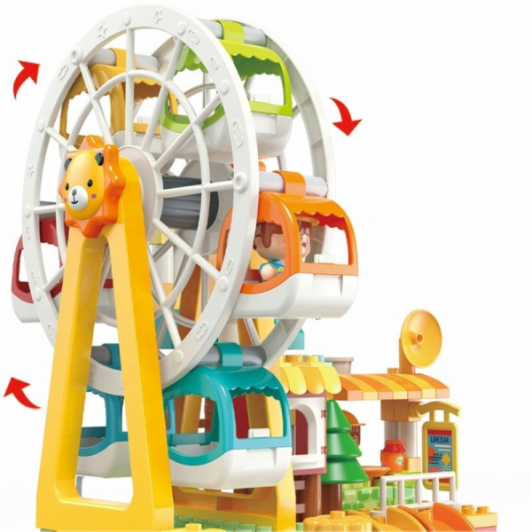 NoName Stavební bloky zábavní park ruské kolo 235 prvkůA3w