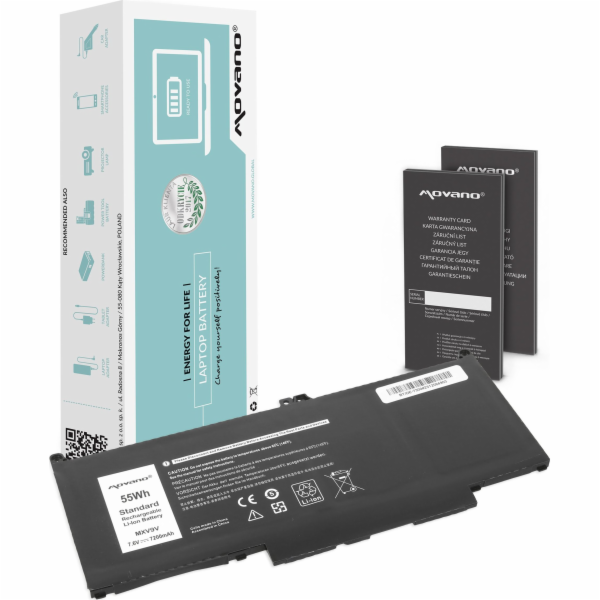 Movano Baterie MXV9V pro Dell Latitude 5300 5310 7300 7400