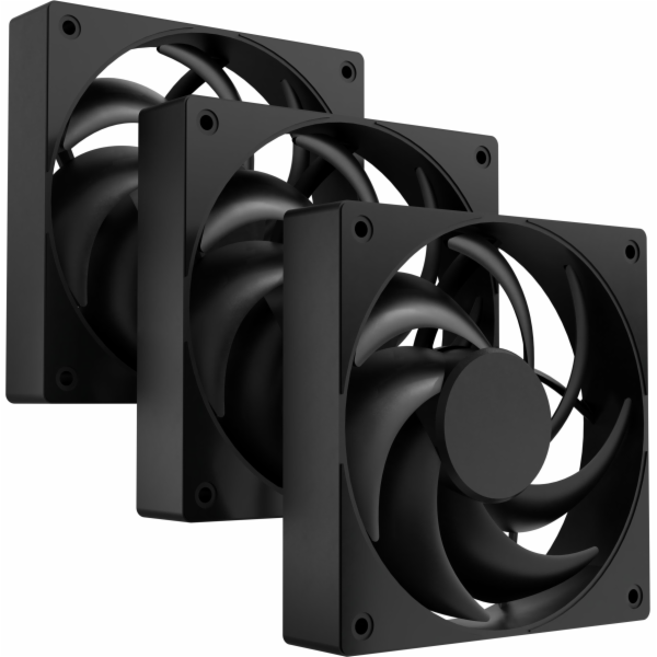 SADA 3 VENTILÁTORŮ FURY SAI S12 PWM ČERNÁ