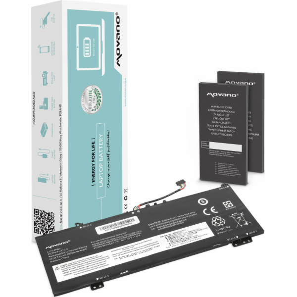 Movano Baterie pro L17C4PB0 L17M4PB0 pro Lenovo Yoga 530-...