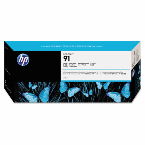 HP 91 - 775 ml - foto černá - originální - DesignJet - in...