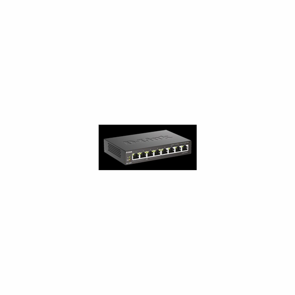 D-Link DGS-1008P 8-port Gigabit Desktop Switch, 4 porty j...
