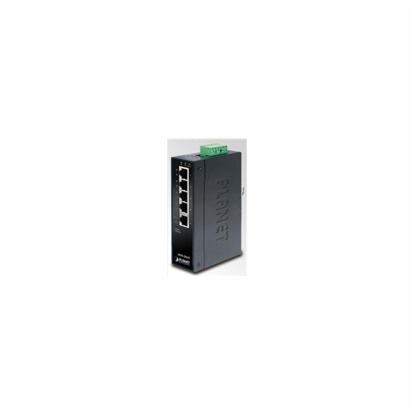Planet ISW-501T, 5x 10/100, DIN,IP30, rozšířený teplotní ...