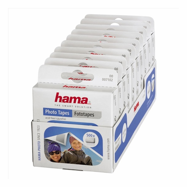 Příslušenství Hama fotoštítky oboustranné , 500 ks