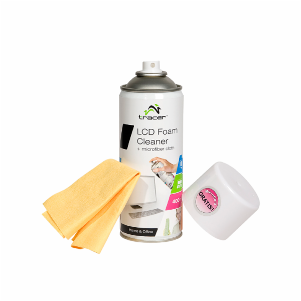 Tracer 400ml pěna + hadřík pro LCD / TFT obrazovky (TRASR...