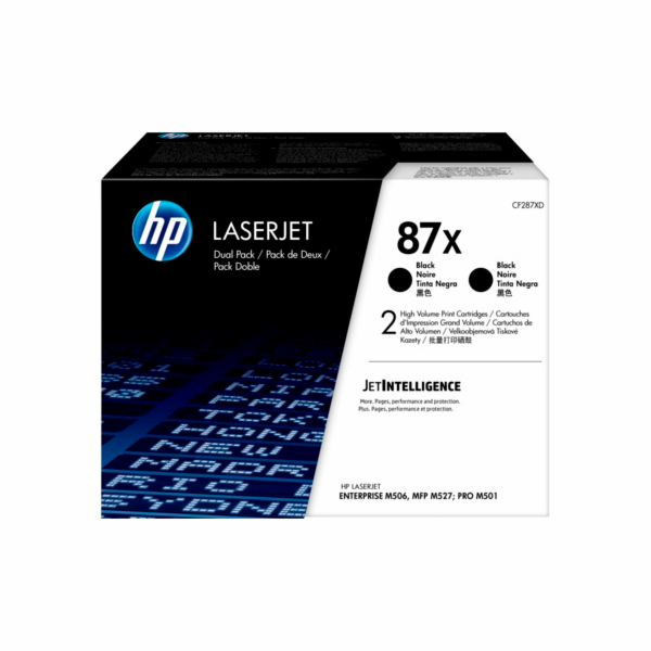 HP 87X 2-pack High Yield Black Original LaserJet Toner Ca...