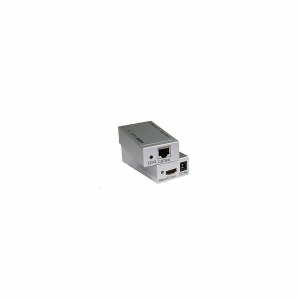 PremiumCord 4K HDMI extender na 60m přes jeden kabel Cat5...