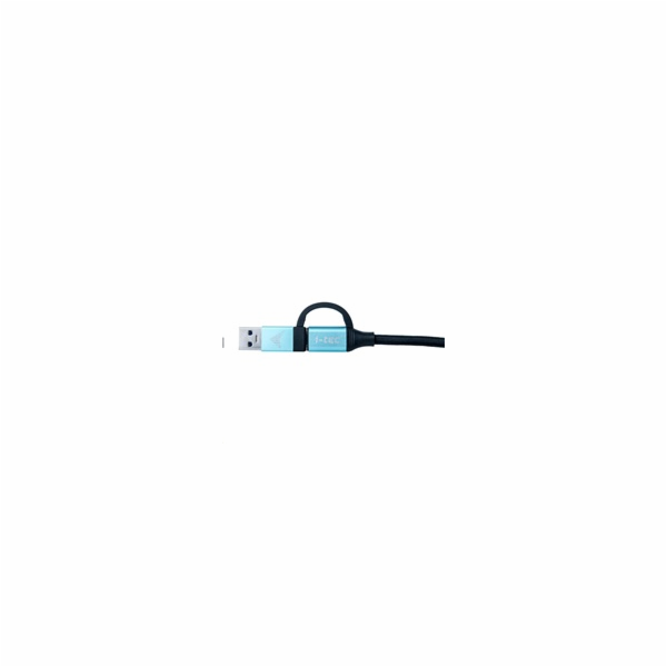 i-tec USB-C kabel na USB-C s integrovaným USB 3.0 Adaptérem
