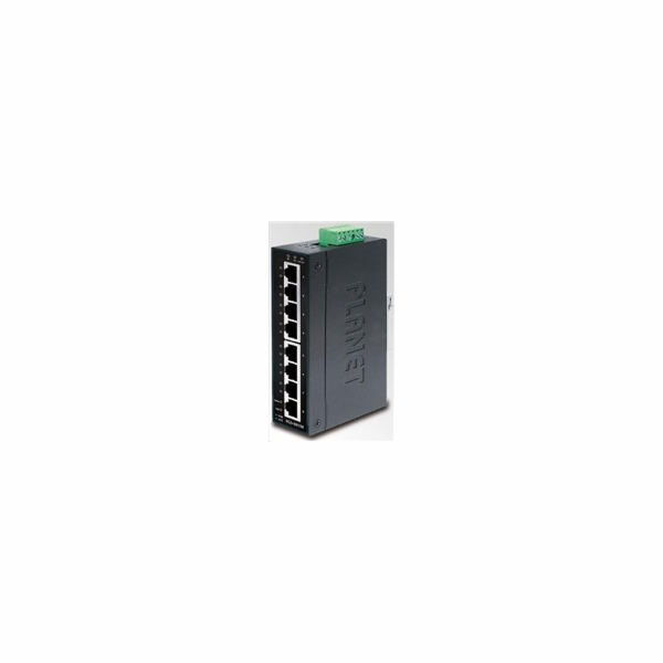 Planet IGS-801M průmyslový L2 switch, 8x1Gb, 12-48VDC, -4...