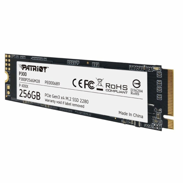 PATRIOT P300 256GB SSD / Interní / M.2 PCIe Gen3 x4 NVMe ...
