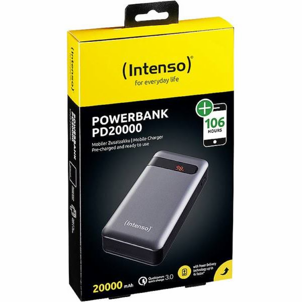 Intenso Powerbank PD20000 Power Delivery 20000 mAh antharzit