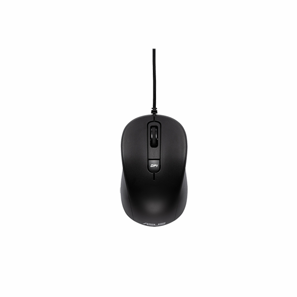 ASUS MU101C Optická myš, drátová, černá
