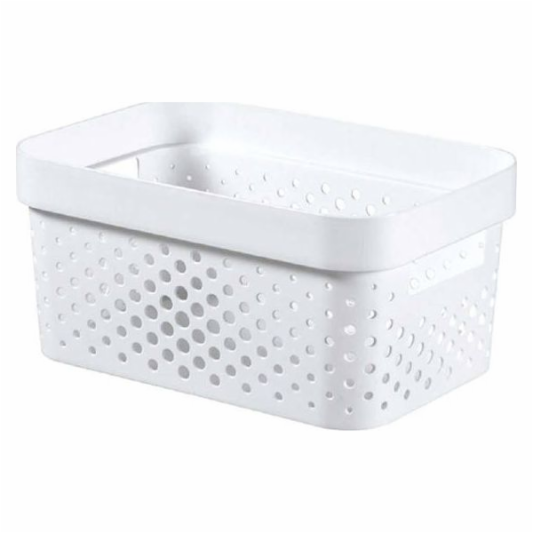 Box Curver Infinity Dots 4,5L bílý