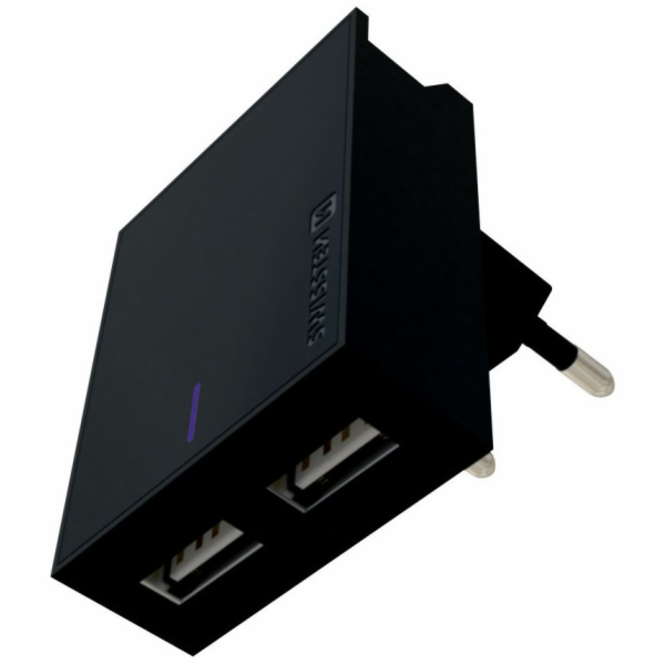 Swissten Síťový Adaptér Smart Ic 2X Usb 3A Power + Datový...