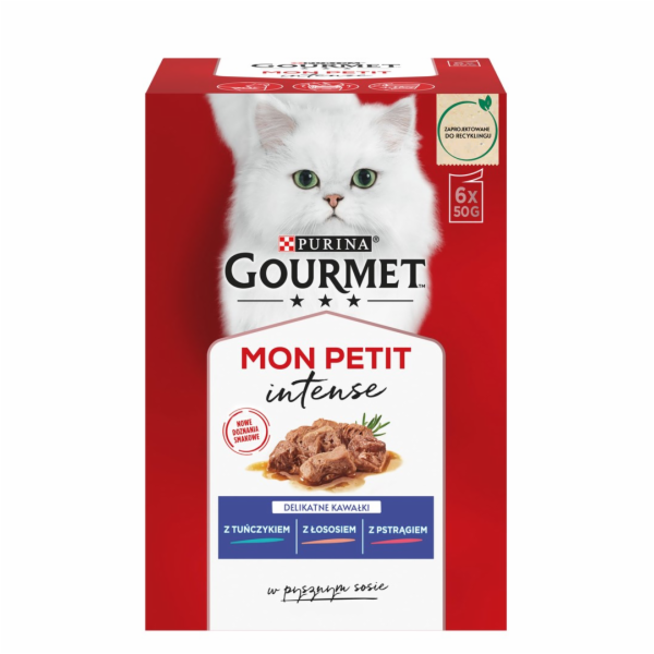 GOURMET Mon Petit Fish Mix - wet cat fo