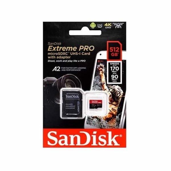 SanDisk micro SDXC karta 512GB Extreme PRO (200 MB/s Clas...
