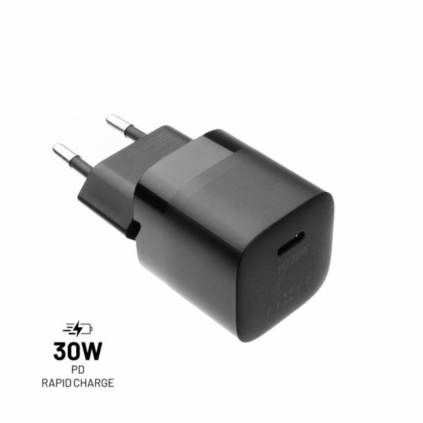Fixed FIXC30M-C-BK Síťová nabíječka Mini