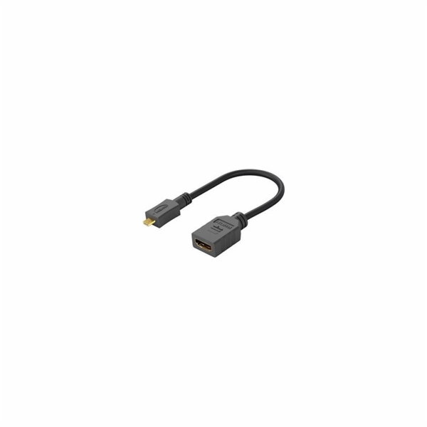 PremiumCord Flexi adaptér HDMI Typ A samice - micro HDMI ...