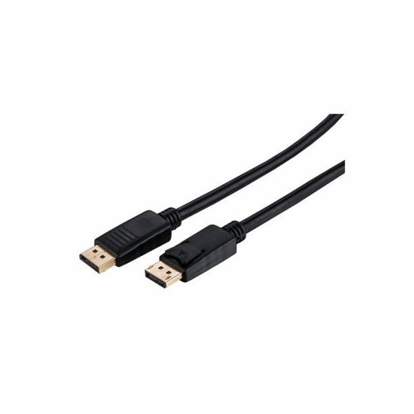 C-TECH Kabel DisplayPort 1.2, 4K@60Hz, M/M, 1m