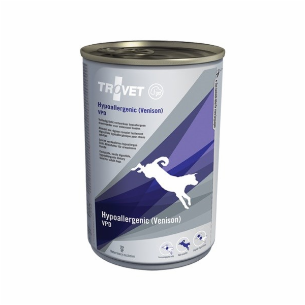TROVET Hypoallergenic VPD with venison 