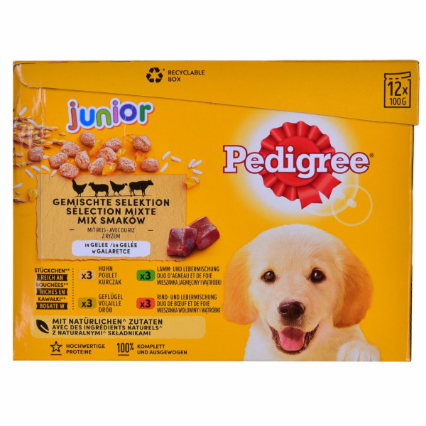 PEDIGREE Junior Selection Mix - Wet dog