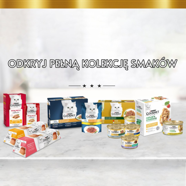 PURINA Gourmet Perle Mix - mokré krmivo pro kočky - 60x85 g