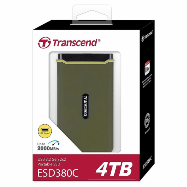 Externí SSD jednotka Transcend SSD USB3.2 4TB EXT./TS4TES...