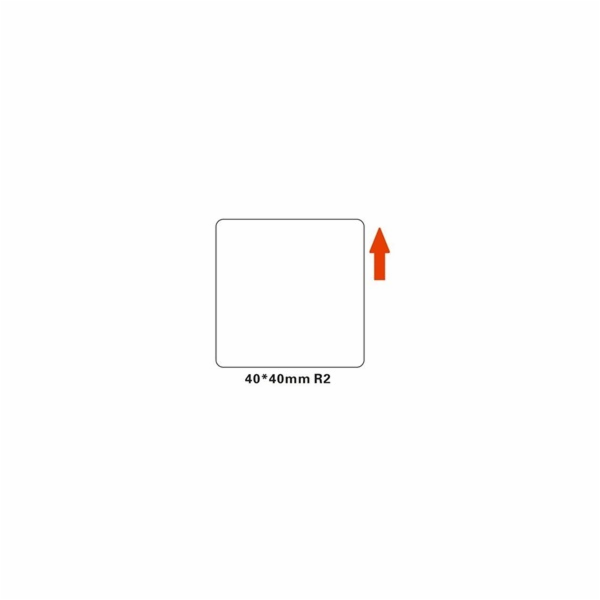 Niimbot štítky R 40x40mm 180ks White pro B21, B21S, B3S, B1
