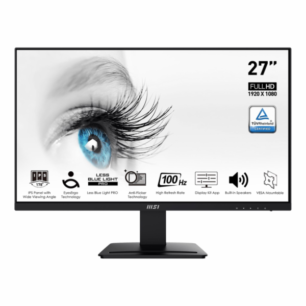 MSI Pro MP273A 27 Inch Monitor  Full HD