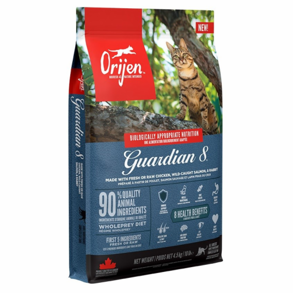 ORIJEN Guardian 8 - suché krmivo pro kočky -  4,5 kg