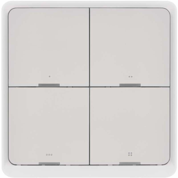 GoSmart Přenosný ovladač scén IP-2004ZW, ZigBee 3.0, 4-tl...