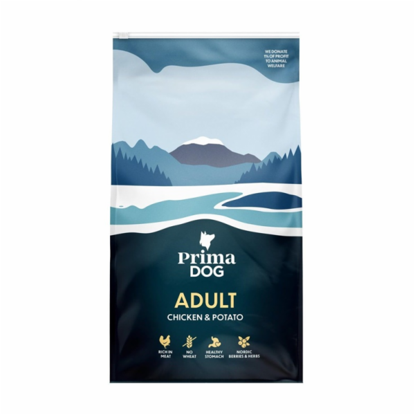 EDAL DRY DOG PRIMADOG KUŘE S BRAMBOREM 10KG