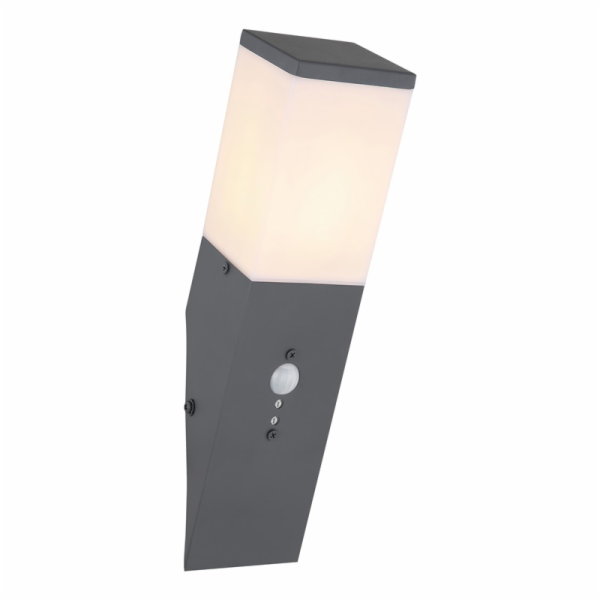 Svítidlo Domoletti CORTE DH7430, 15W, E27, IP44, antracit