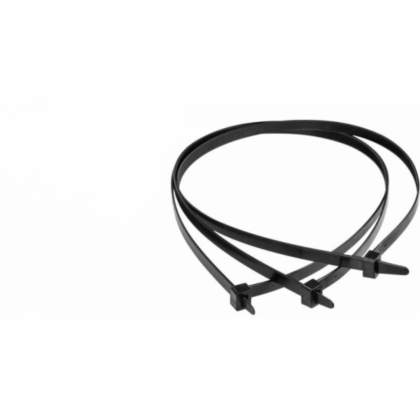 Upevňovací popruh Elematic, 7,5 x 540 mm, černý