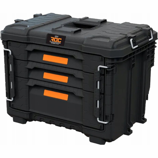 Box Keter ROC Pro Gear 2.0 se třemi zásuvkami 
