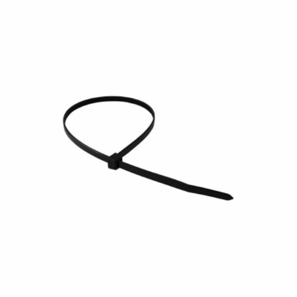 Upevňovací popruh Elematic, 2,6 x 200 mm, černý