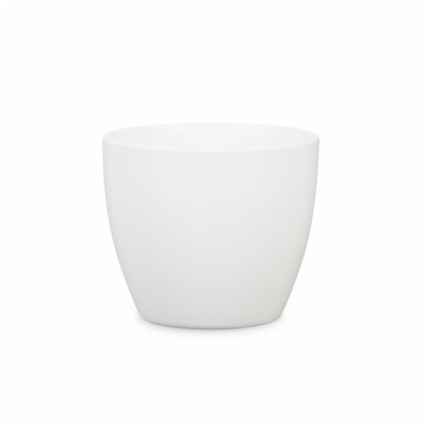 Hrnec Scheurich 27812, keramika, O 25 cm, bílý