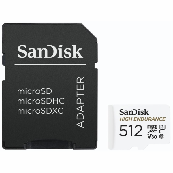 SanDisk High Endurance - Paměťová karta flash (adaptér mi...