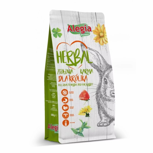 ALEGIA Bylinné suché krmivo pro králíky - 600g