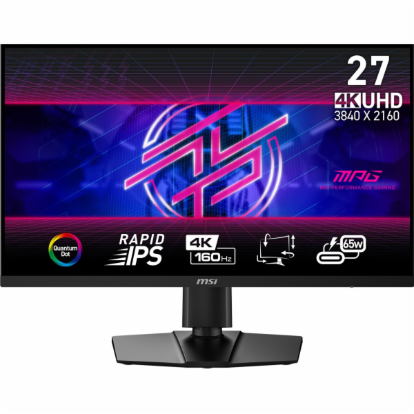 MSI MPG/274URF QD/27"/IPS/4K UHD/160Hz/0,5ms/Černá/3R
