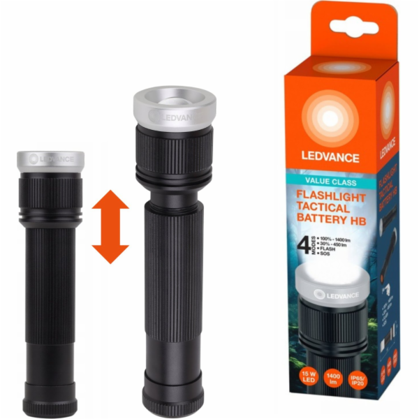 ŘADA LAMPY 15W 1400LM 6XAA IP65