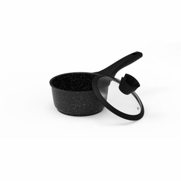 Hrnec Domoletti Black Marble, 16 cm, 1,3 l