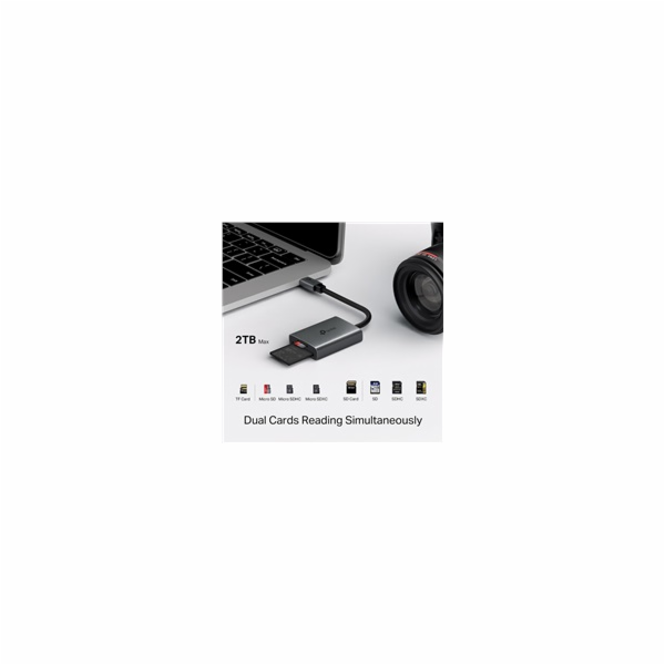 Čtečka karet TP-Link UA440C USB3.0 Typ C, microSD/SDHC/SDXC 