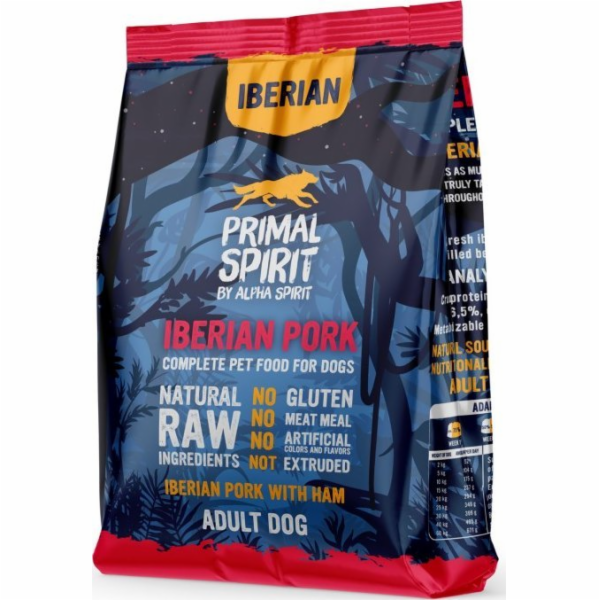 PRIMAL SPIRIT Iberian 70% Vepřová šunka – polomokré krmiv...