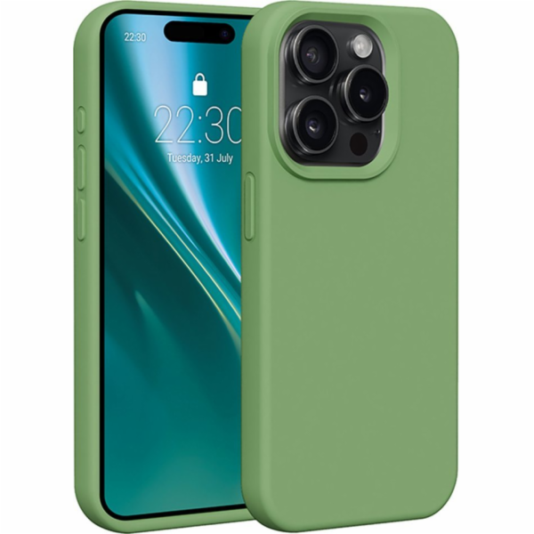 Silikonové TPU pouzdro Etteri pro iPhone 15 Pro světle ze...