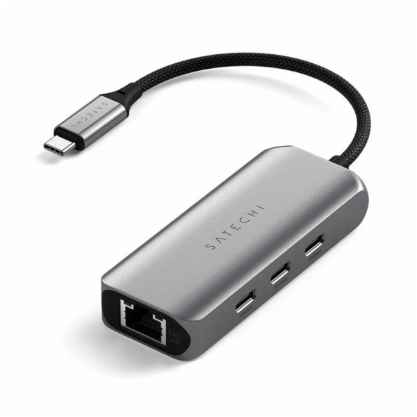 Satechi USB-C Hub 4-in-1 with 2.5 Gigabit Ethernet - Spac...