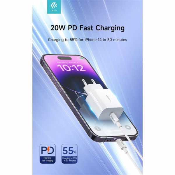 Deví síťová nabíječka Smart Series PD Quick Charger 20W -...