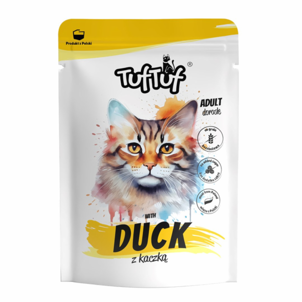 TUF TUF with duck - mokré krmivo pro kočky - 300g
