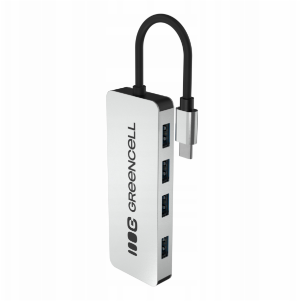 Green Cell USB-C 4v1 HUB (4×USB 3.0) – rychlý přenos 5 Gb...